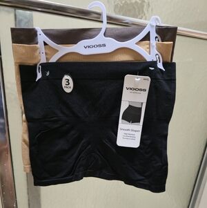 Vigoss Beautiful 3-Pack Smooth Shaper Shorts. L. High Waisted. Tummy control$35.
